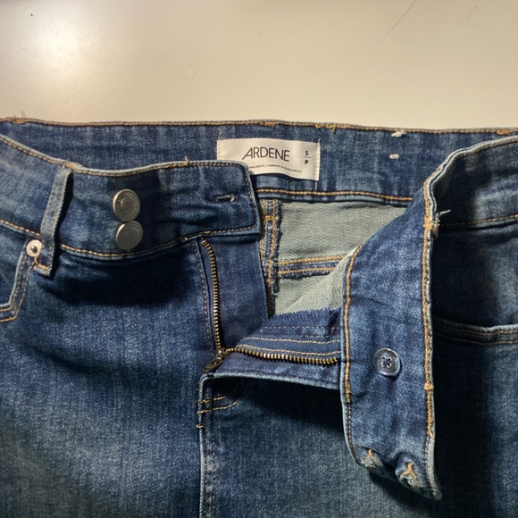 Dark Wash Denim Skirt - Picture 3 of 3